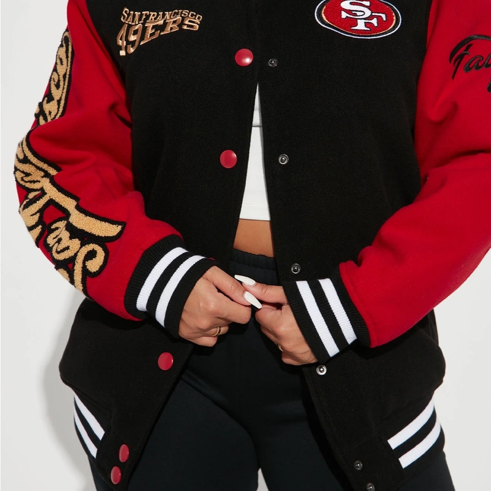 NWT San Francisco 49ers letterman jacket